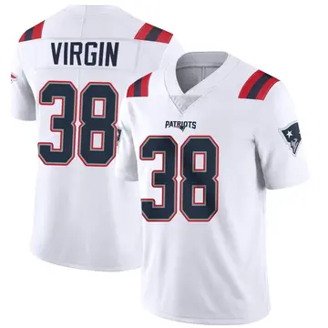 Men's Nike New England Patriots Dee Virgin Gray Inverted Jersey - Legend