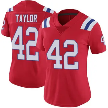 Men's Nike J.J. Taylor Navy New England Patriots Team Game Jersey