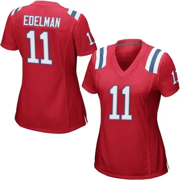 Julian Edelman New England Patriots Womens Alternate Game Jersey Red Nfl -  Bluefink