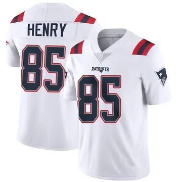 Hunter Henry 85 New England Patriots White Vapor Limited Jersey - Bluefink